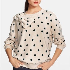 Kate Spade Deco Dot Pullover Sweatshirt